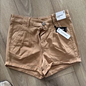 Express Women's High Waist Brown Shorts size 2 NWT